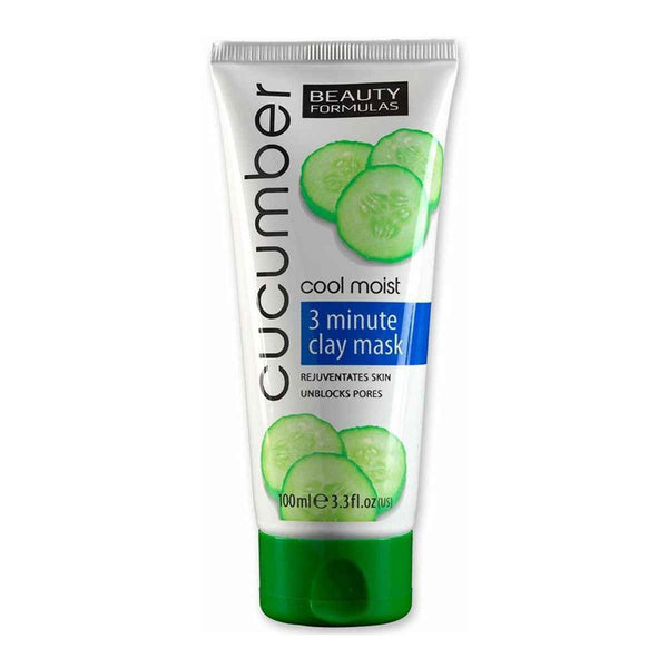 Beauty Formulas Cucumber Cool Moist 3 Minute Clay Mask  100ml