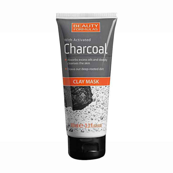 Beauty Formulas Charcoal Clay Mask  100ml