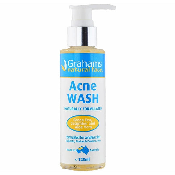 GRAHAMS NATURAL ALTERNATIVES Acne Wash 125ml  fixed - fixed s