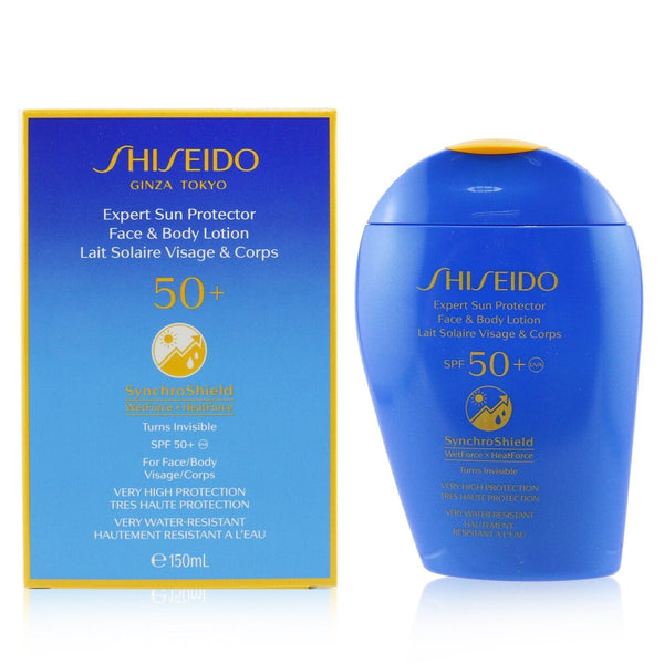 Shiseido Expert Sun Protector SPF 50+UVA Face & Body Lotion (Turns Invisible, Very High Protection, Very Water-Resistant)  150ml/5.07oz