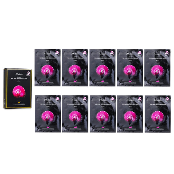 JM Solution Active Pink Snail Brightening Mask Prime  10pcsx30ml