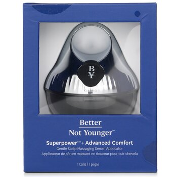 Better Not Younger Superpower+ Advanced Comfort Gentle Scalp Massaging Serum Applicator  1pc