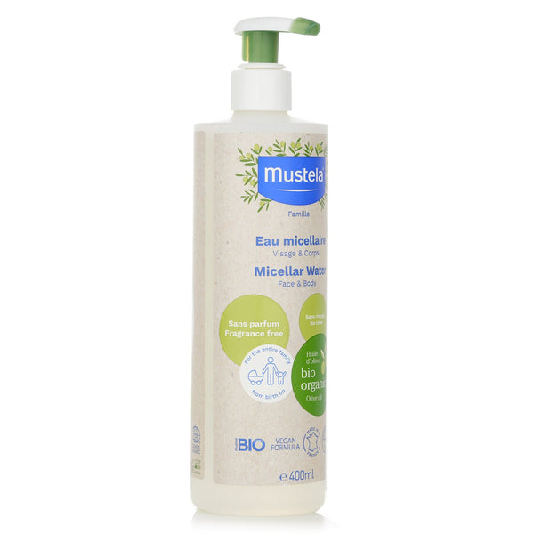 Mustela Bio Organic Micellar Water (For Face & Body)  400ml