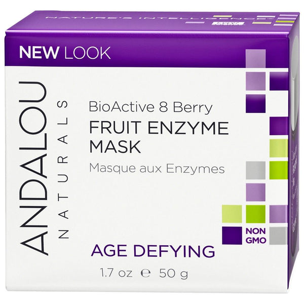 Andalou Naturals Age Defying Bioactive 8 Berry Fruit Enzyme Mask 50g