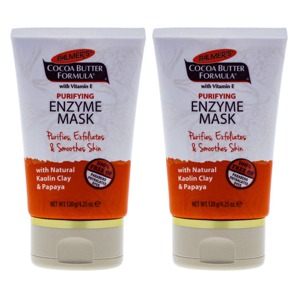 Palmers Cocoa Butter Purifying Enzyme Mask - Pack of 2 by Palmers for Women - 4.25 oz Mask
