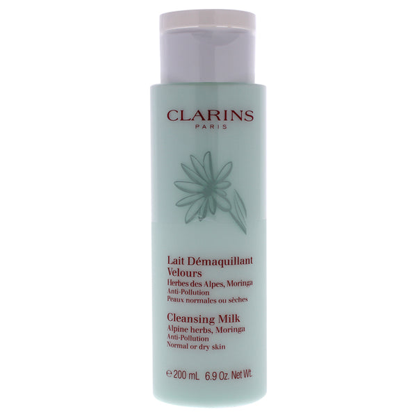 Clarins Cleansing Milk With Alpine Herbs - Normal or Dry Skin by Clarins for Unisex - 6.9 oz Cleanser