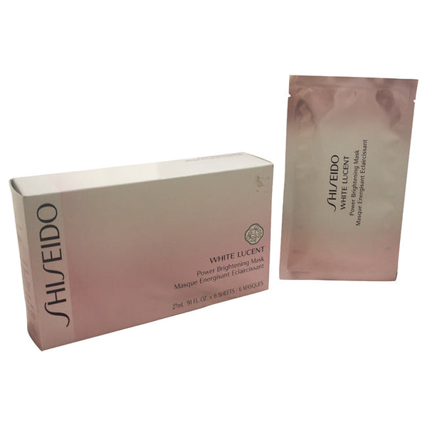 Shiseido White Lucent Power Brightening Mask by Shiseido for Unisex - 6 x 0.91 oz Mask